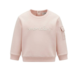 Moncler Tuta In Cotone Rosa L29518M0002-529 Per Neonata