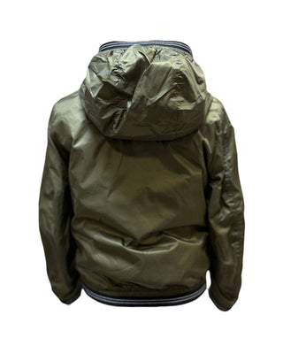 Blauer Giubbino con cappuccio 25SBLKC06443