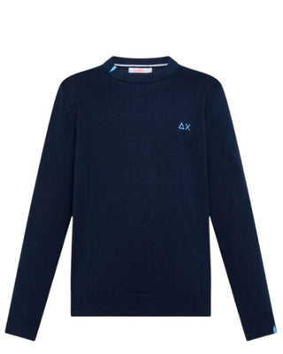 Sun68 Maglia Girocollo K35301B Con Logo