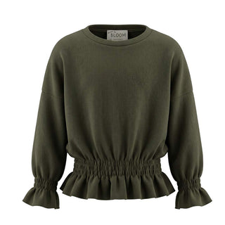 BLOOM Maglia Verde In Misto Cotone 138312 Per Bambina