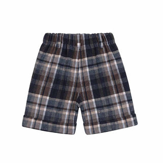 J.o Milano Bermuda A Quadri Blu 2664E4-01 Per Neonato