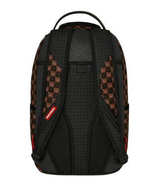 SPRAYGROUND Zaino SHARKS IN PARIS WTF BUBBLE BROWN CHECK 910B8634NSZ