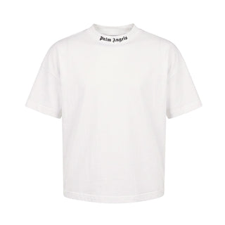 Palm Angels T-shirt Avorio Con Logo F6PAJBTH012/412 Per Bambini