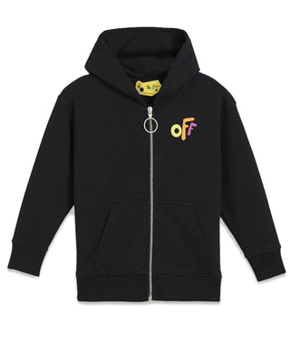 Off-White Zip Hoodie OGBE001F21FLE0021084 mit Logo