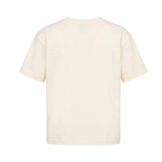 Disclaimer T-shirt Avorio A Maniche Corte Con Stampa 26IDK59183A Per Bambini