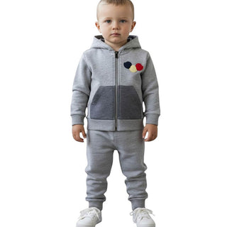 Moncler Tuta Sportiva Grigia Per Neonato 880840580996