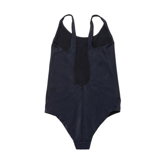 MM6 Maison Margiela Costume Intero In Nylon Nero Con Logo M60568-MM00P-M6900