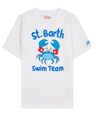 Mc2 Saint Barth T-shirt Floating Crab TSH0001 03029H In Cotone Organico