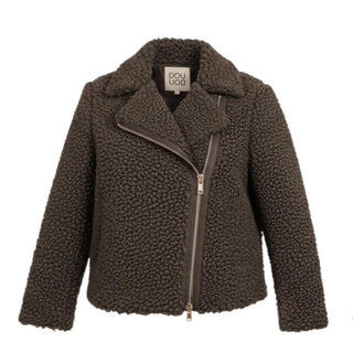 Doudou Cappotto Giacca Teddy marrone da bambina CE503910