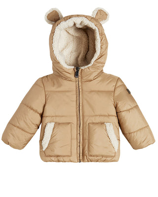 Il Gufo Giubbino trapuntato con dettagli in eco shearling A23GM383N0068