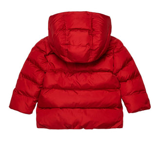 Dsquared2 Giubbino trapuntato in nylon con cappuccio e logo DQ3084 D00BN