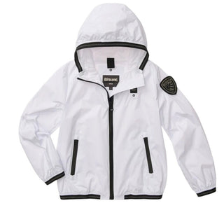 Blauer Giubbino Bianco Antivento Nay Per Bambina 26SBLGC01402-100