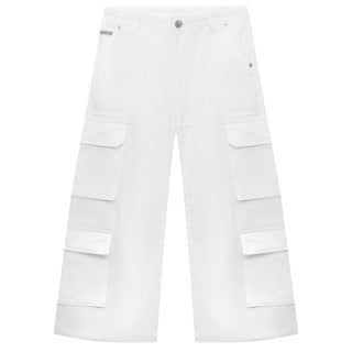 Diesel Pantaloni cargo in popeline da bambina J01901-KXBLH