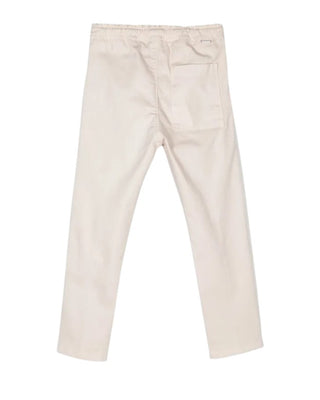 Paolo Pecora Pantaloni beige con coulisse da bambino PP3851