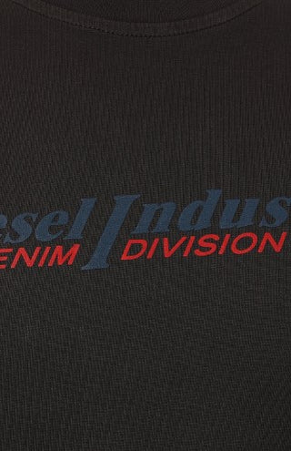 Diesel T-shirt mezza manica con logo stampato A03741-0JMAC