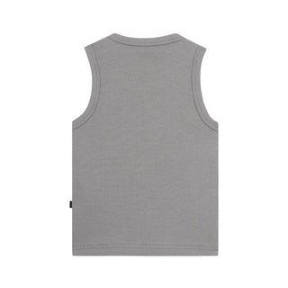 GCDS Canotta Grigia A Costine Con Logo C1GKQG571T103/909