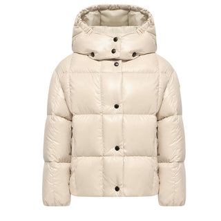 Moncler Piumino Parana Beige Con Cappuccio L29541A00040-21G Per Bambina