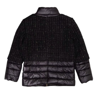 Balmain Giubbino in bi-tessuto con bottoni logati BT2A77-E0118 CON CERNIERA