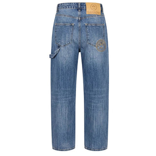 Barrow Jeans Gamba Dritta In Denim Blu F6BWUADP100-126