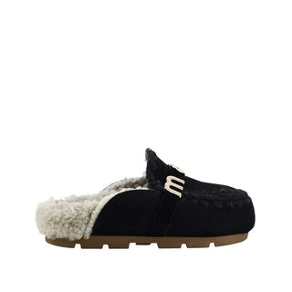 Mou Mules Scamosciata FW431000A Con Logo