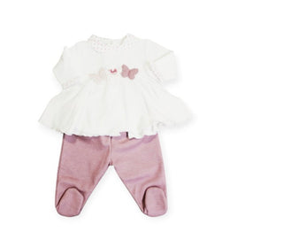 Ninnaoh Zweiteiliger Strampler 2072c mit Clips auf der Rückseite