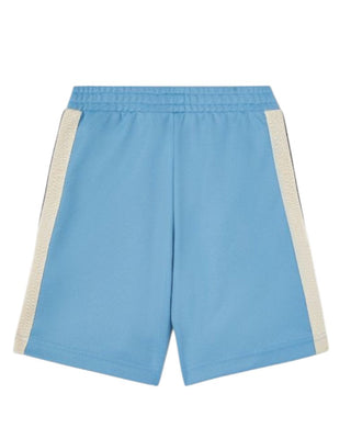 Palm Angels Bermuda track con logo PBCL001C99FAB0034203