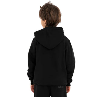 SPRAYGROUND Felpa Nera Con Cappuccio E Stampa SPY1510G Per Bambini
