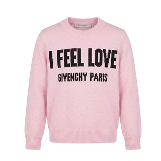 Givenchy Maglia Girocollo Rosa In Misto Cotone Per Bambina H15052