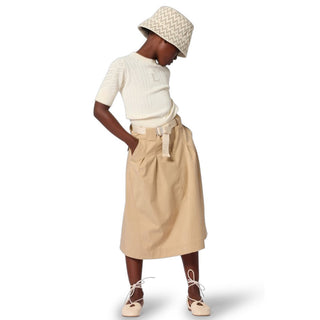 Lanvin Gonna Midi Beige Per Bambina N30351/209