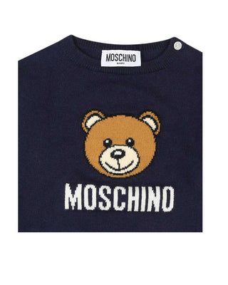 Moschino Rundhalspullover MYW00J mit Teddybär