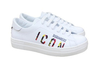 Dsquared2 Sneakers WITH MULTICOLOR WRITING 73788 with laces
