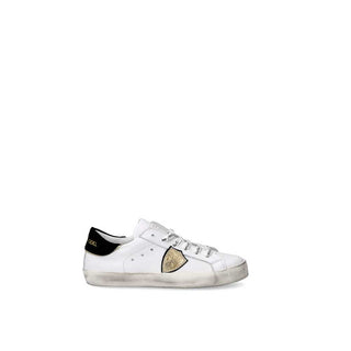 Philippe Model Sneakers Con Lacci Logo 75183 Effetto Vissuto
