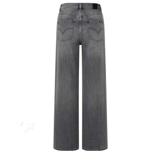 Mustang Jeans Luise Wide In Denim Grigio Per Donna 1017609/4000-681