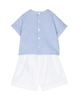 Il Gufo Completo fantasia rigata P24DP487C1080