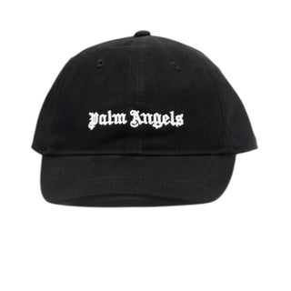 Palm Angels Cappello Nero Con Visiera E Logo PBLB002S26FAB003/110