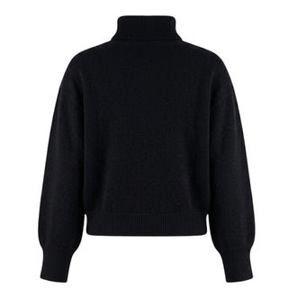 Balmain Maglia A Collo Alto Con Logo Per Bambina BV9B20-W0023