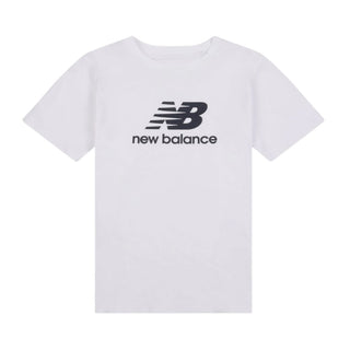New Balance T-shirt Bianca Con Stampa LAKG0246-BWE034 Per Bambina