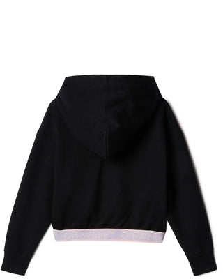 Off-White Felpa Cropped OGBB005S24FLE0011036 In Cotone