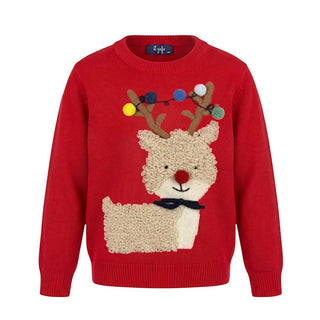 Il Gufo Pullover mit Applikationen A21MA379EM220