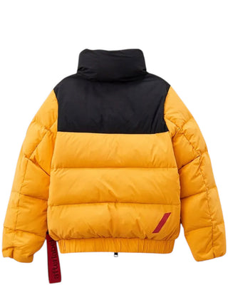 After Label Giubbino Bomber giallo trapuntato con logo 3431O0048