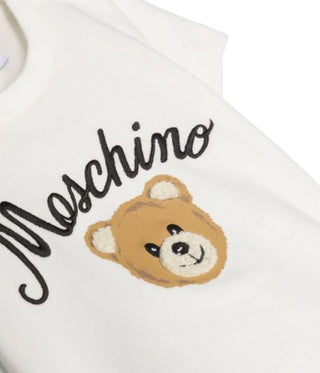 Moschino T-Shirt mit Rundhalsausschnitt und MUM03O-Stickerei
