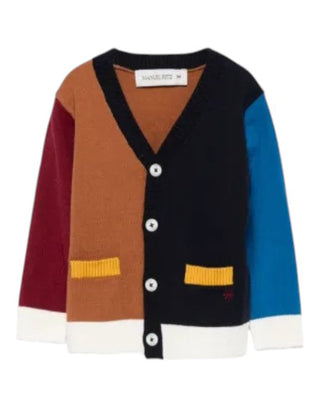 Manuel Ritz Maglia cardigan multicolor MR2714