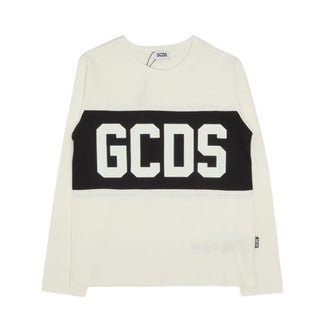 Gcds T-shirt in jersey a maniche lunghe con logo B2KU2214JF1