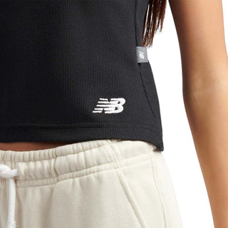 New Balance Canotta Nera A Costine YT61L5FG-BK078 Per Bambina