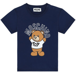 Moschino T-shirt girocollo con simbolo MUM032