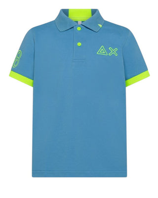 Sun68 Polo A Maniche Corte A35322 Con Logo