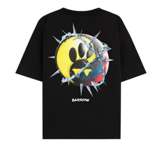Barrow T-shirt Nera A Maniche Corte Da Uomo S6BWUATH103-110