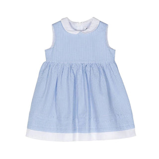 Il Gufo Vestina a righe in cotone da neonata P24VA321C1080