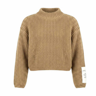 Hinnominate Maglia Beige Nocciola In Misto Lana 3641WY0269/03 Per Bambina