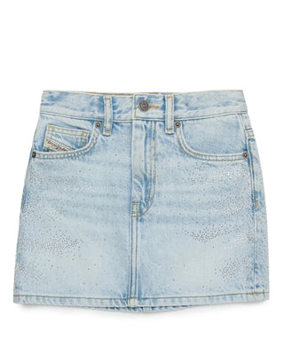 Diesel Gonna In Denim J00958-KXBL0 Con Strass